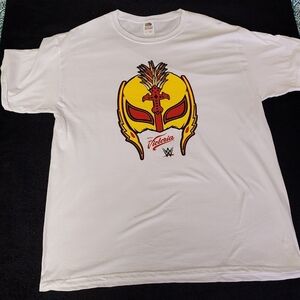 WWE Rey Mysterio Victoria Beer Promo Shirt Large OTHER STUFF INCLUDED